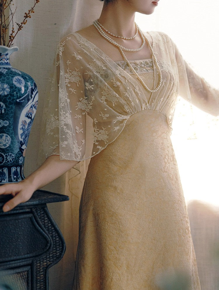 vintage dress cottagecore dress fairycore dress retro fashion period drama outfit