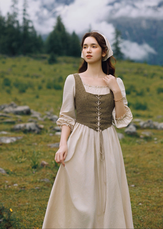 cottagecore dress medieval dress fairycore dress vintage dress