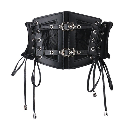 vintage belt underbust corset