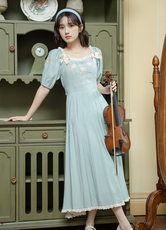 VINTAGE DRESS coquette dress fairycore cottagecore dress princess dress