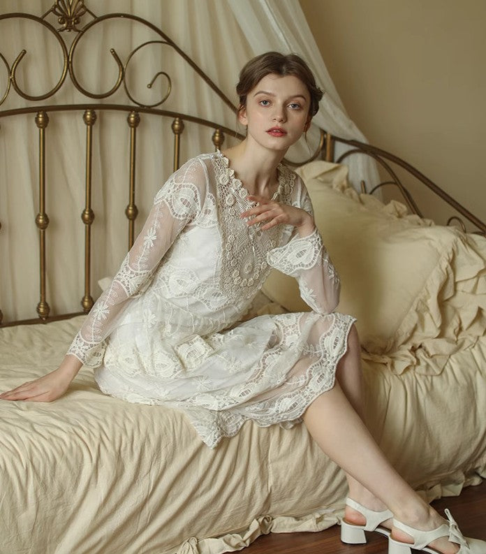 Vintage 30s Lace Dress