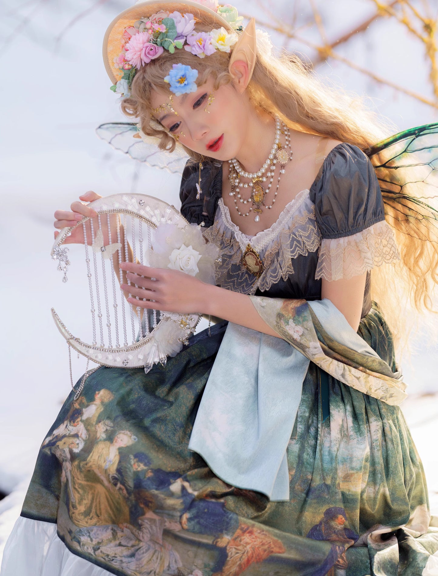 vintage dress lolita dress kawaii dress fairycore dress gothic dress