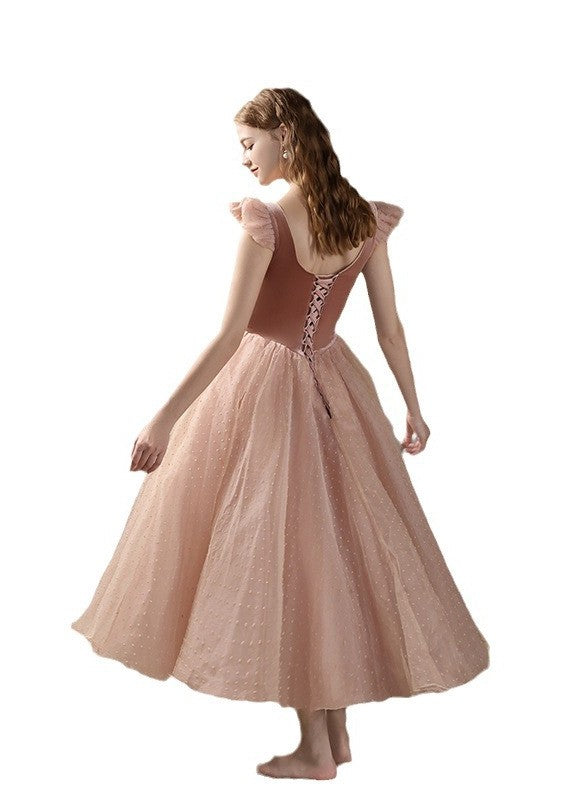 Retro Princess Lace Up Pink Prom Dress XL I Retro Fairy Retro Princess Lace Up Pink Prom Dress XL I Retro Fairy