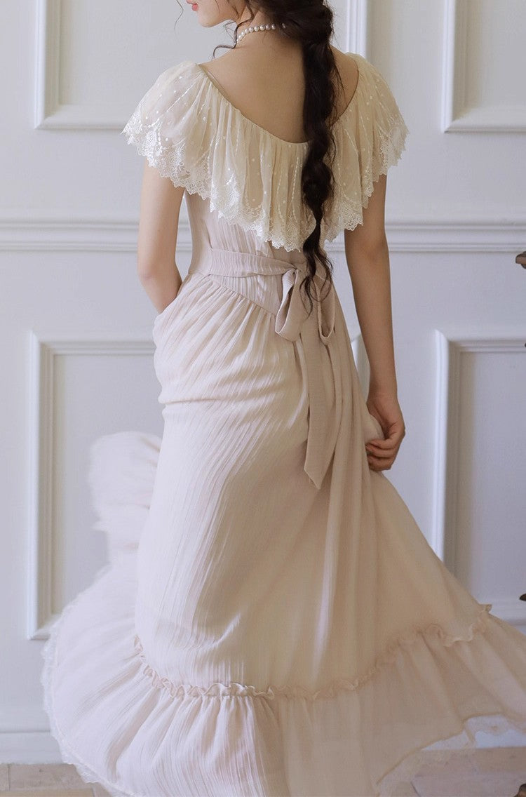 Edwardian Style Lace Patchwork Dress – Retro Fairy