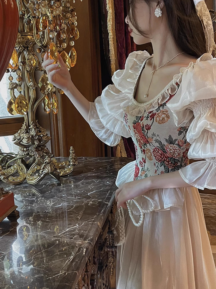 Dreamy Floral Corset Dress