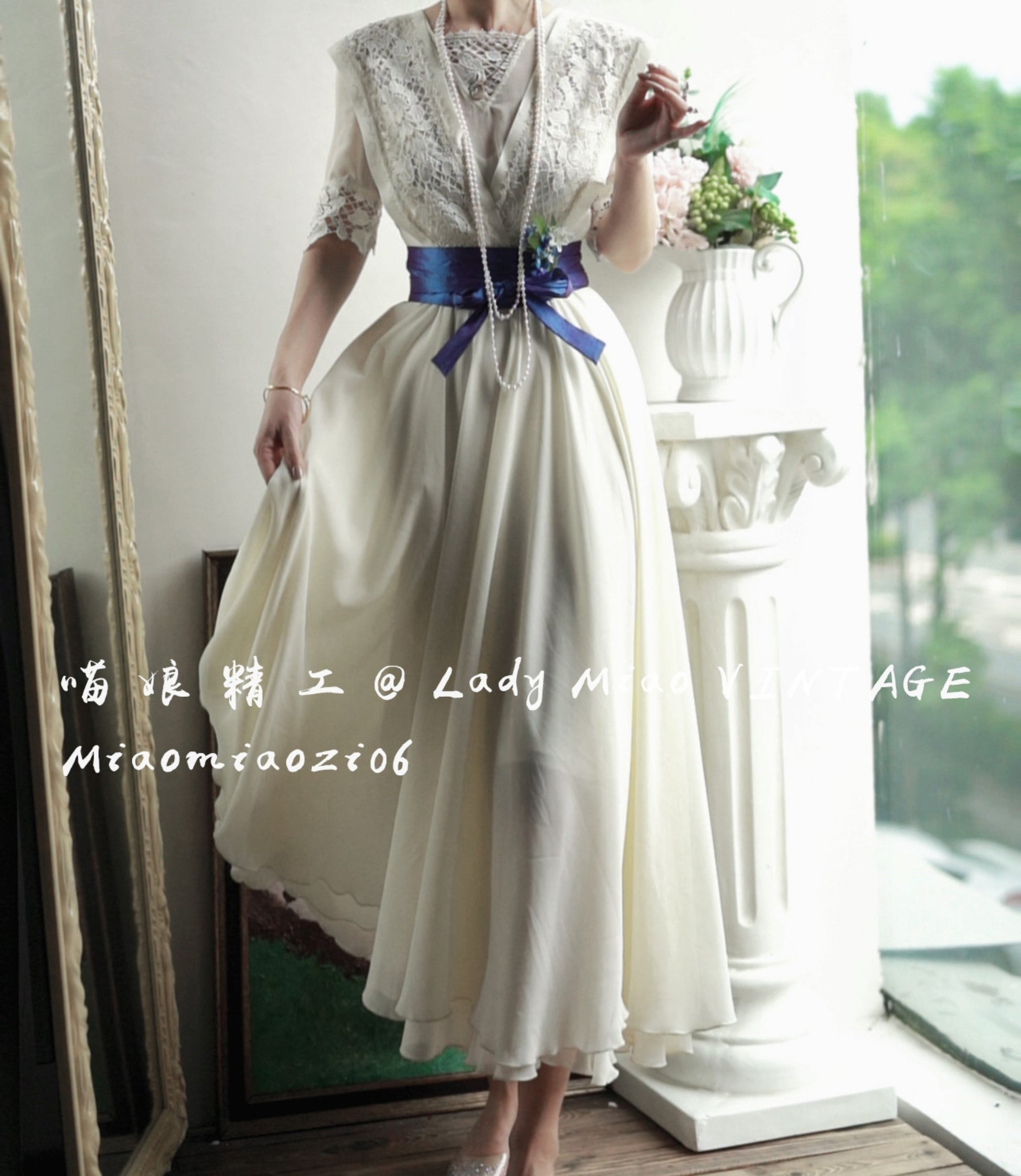 vintage dress cottagecore dress party dress 1930s 1940s dress 1950s dress 1900 dress Edwardian dress Victorian Era Period Drama Style Regency Dress