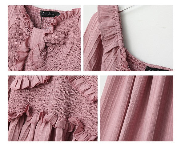 Fairy Ruffled Pink Dress [Extended Sizes]