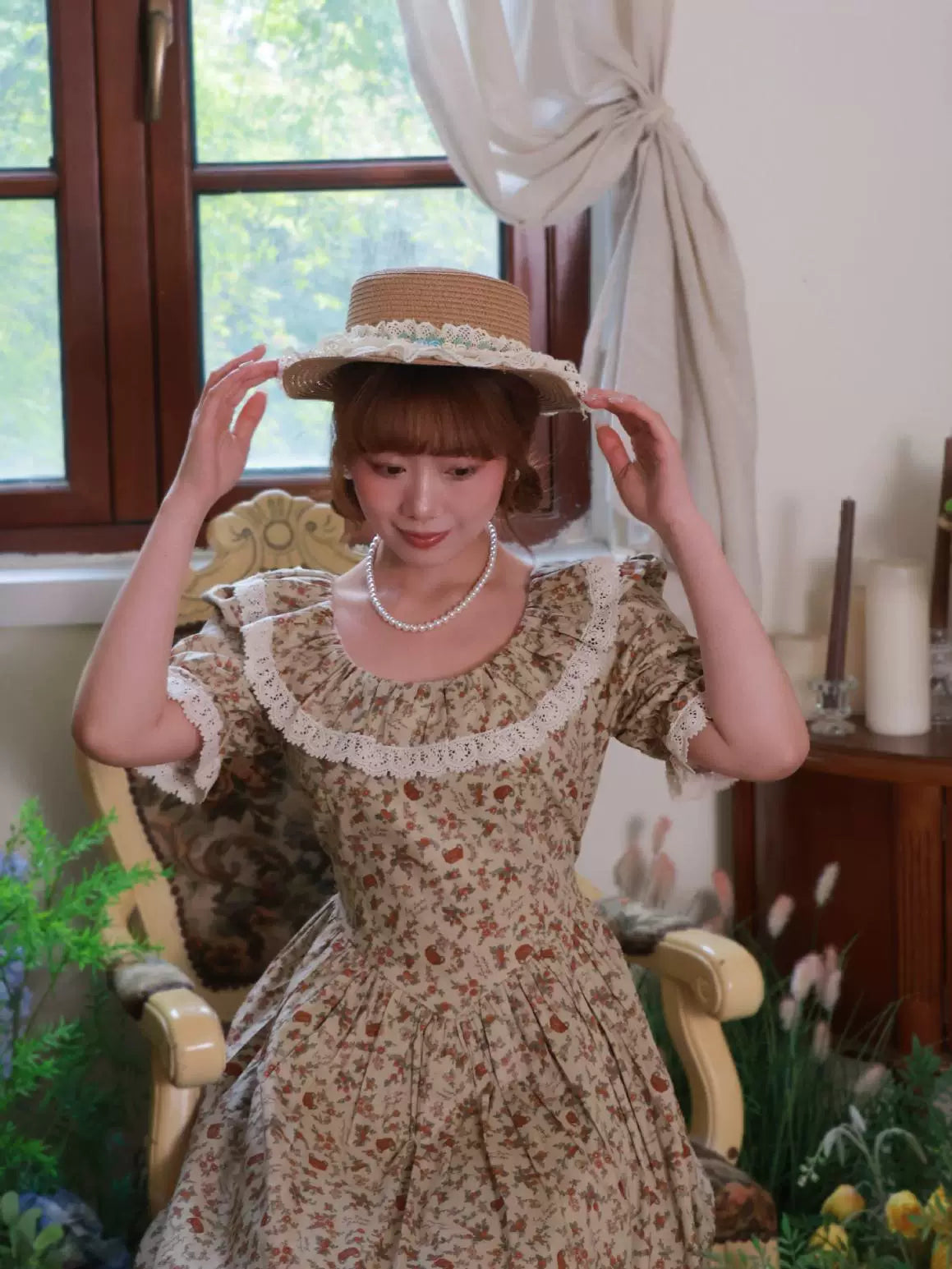 cottagecore prairie dress Retro Cottagecore Floral Prairie Dress Customize Size I Retro Fairy