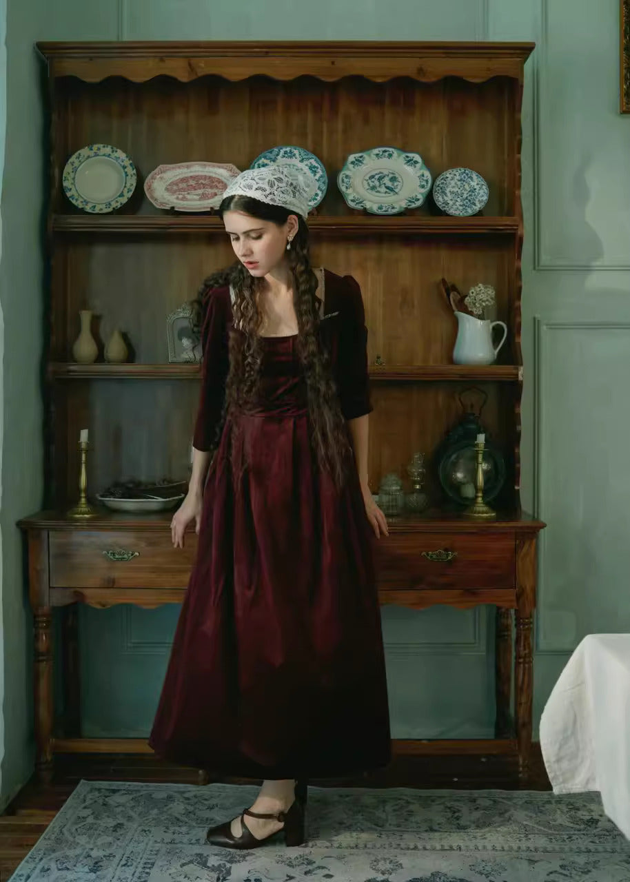 Pride and Prejudice Remake Brown Prairie Dress