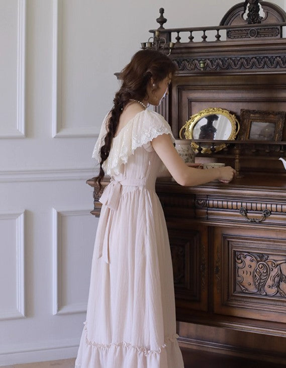 Edwardian Style Lace Patchwork Dress