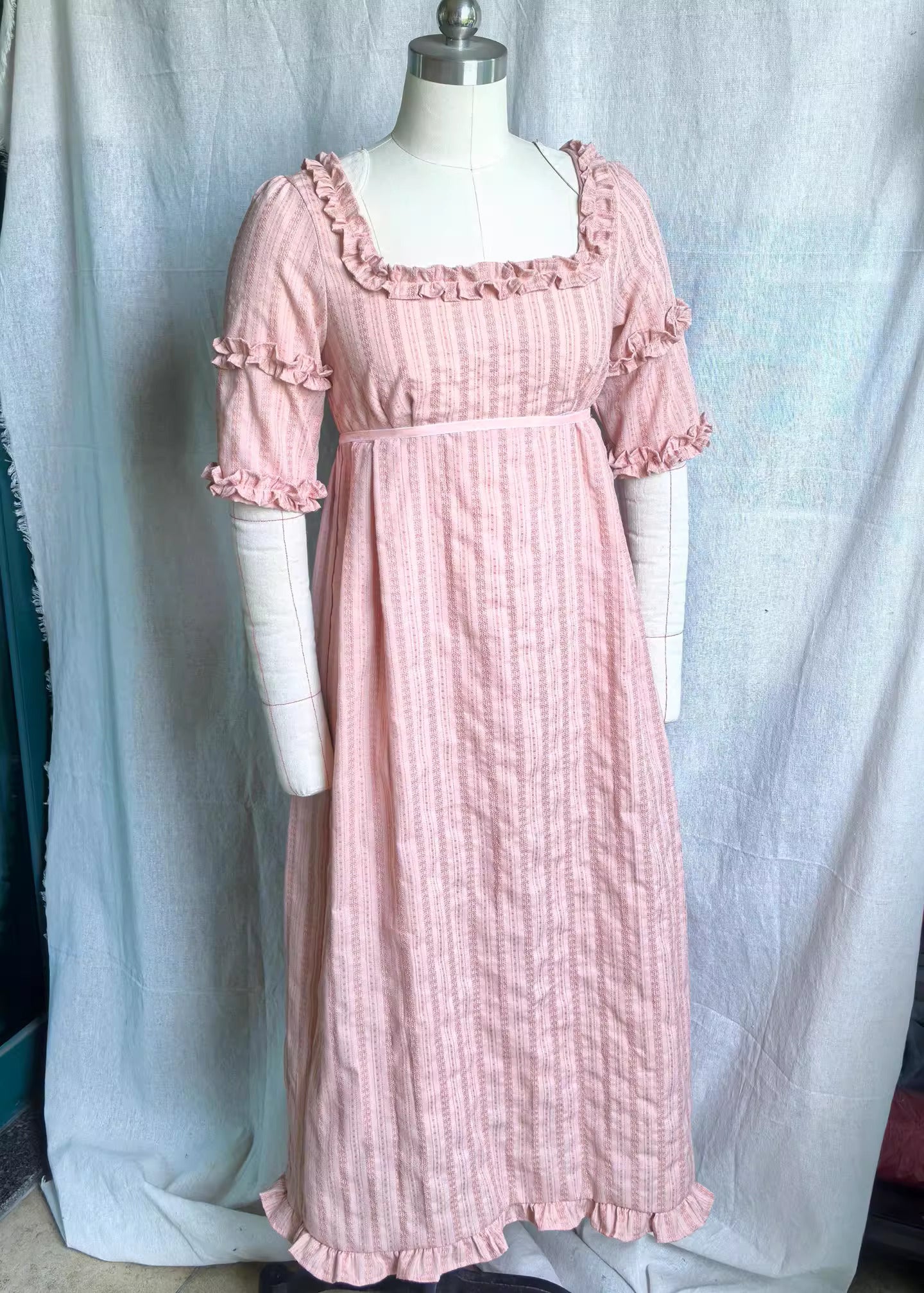 Custom Made Regency Reproduction Dress