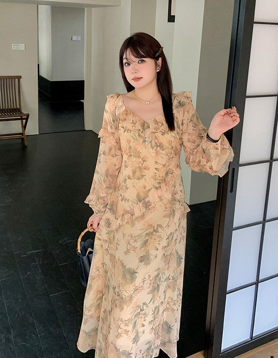 plus size dress vintage dress cottagecore dress fairycore dress