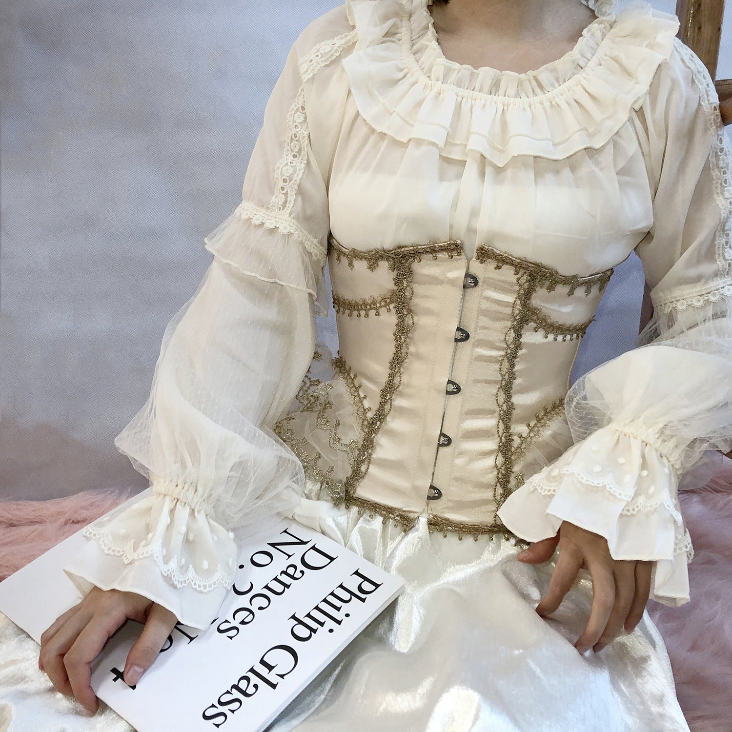 Vintage Remake Underbust Corset S