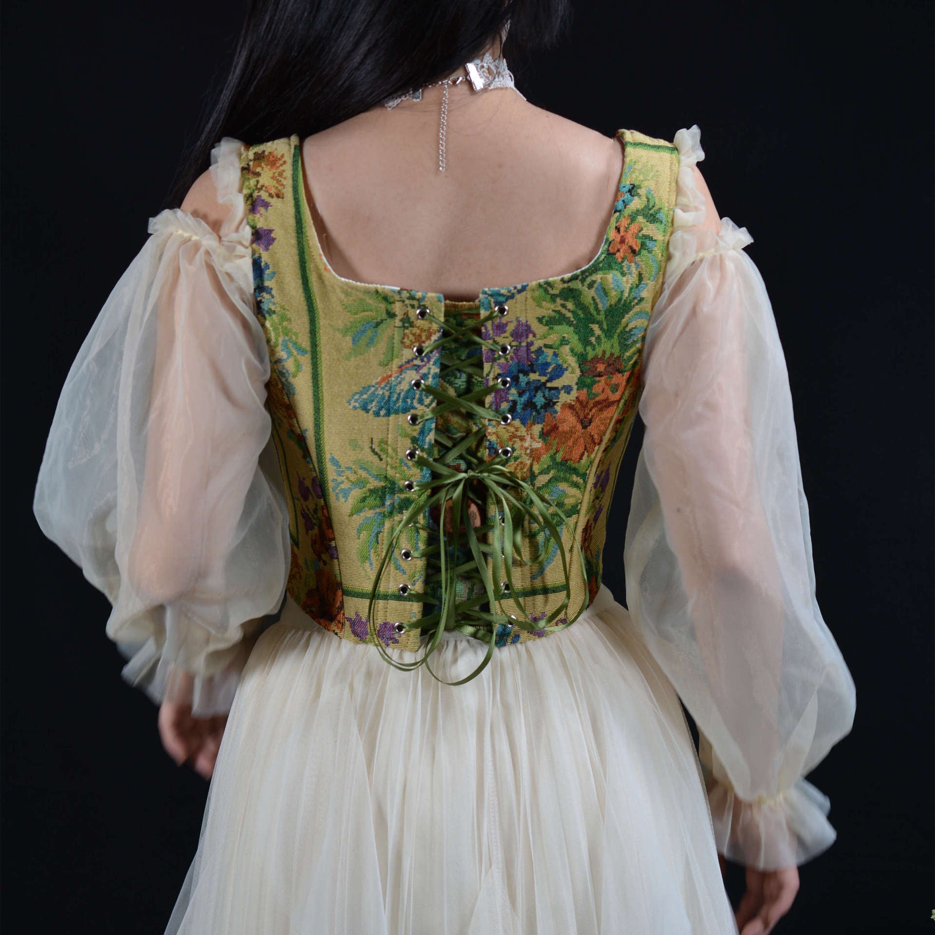 vintage corset handmade corset victorian corset