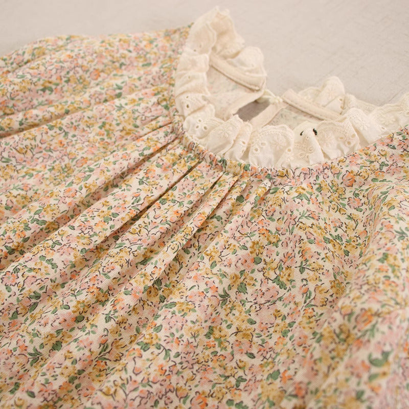 Cottagecore Mori Kei Floral Dress