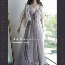 Load image into Gallery viewer, vintage dress cottagecore dress fairycore dress ethereal dreamy dress y2k dress street wear retro dress 

