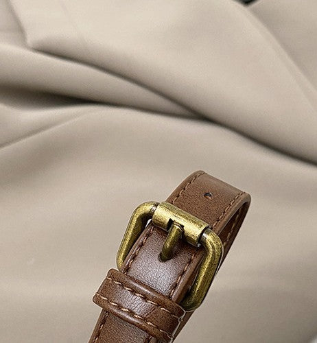 Medieval Roman-style horse-head bucket bag
