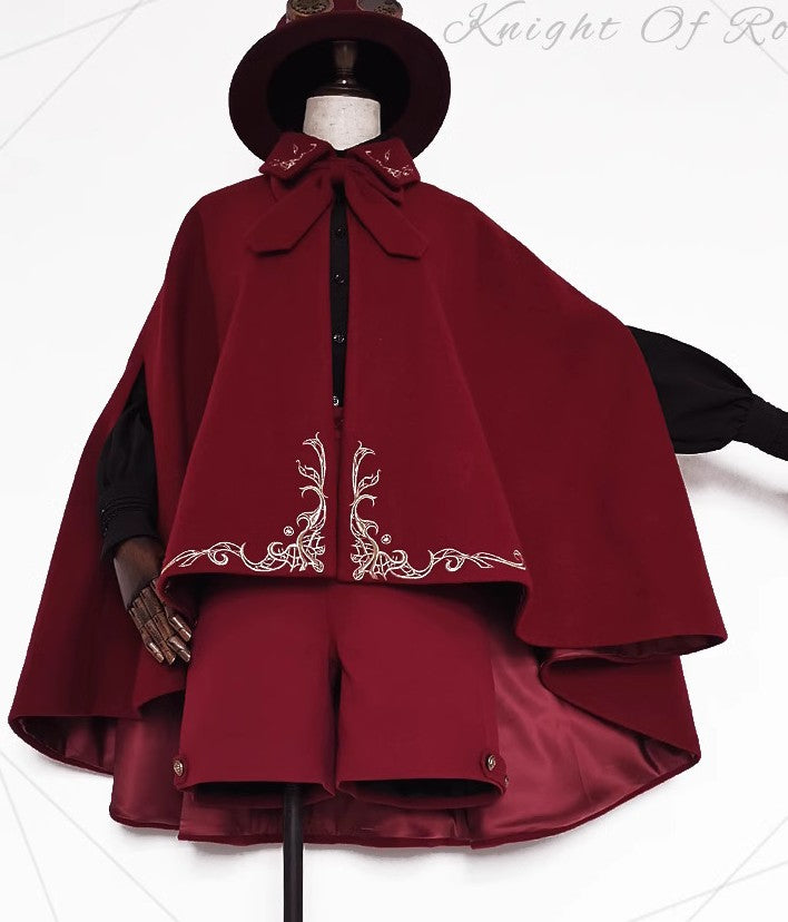 Retro Academia Embroidery Cape (2 colors)