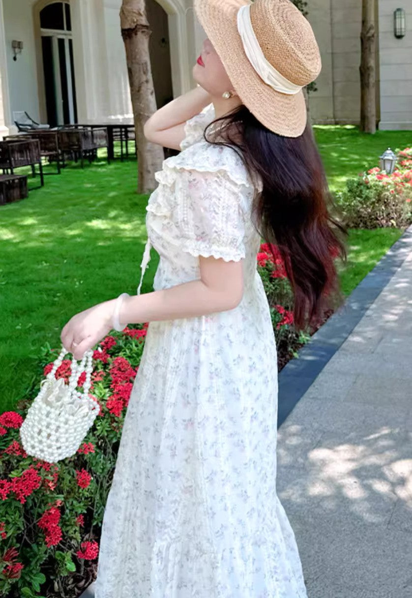 Fairycore Floral Summer Dress [Extended Sizes]
