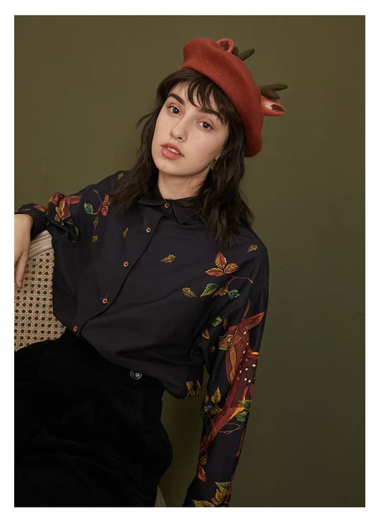 cottagecore blouse vintage blouse fairycore blouse top