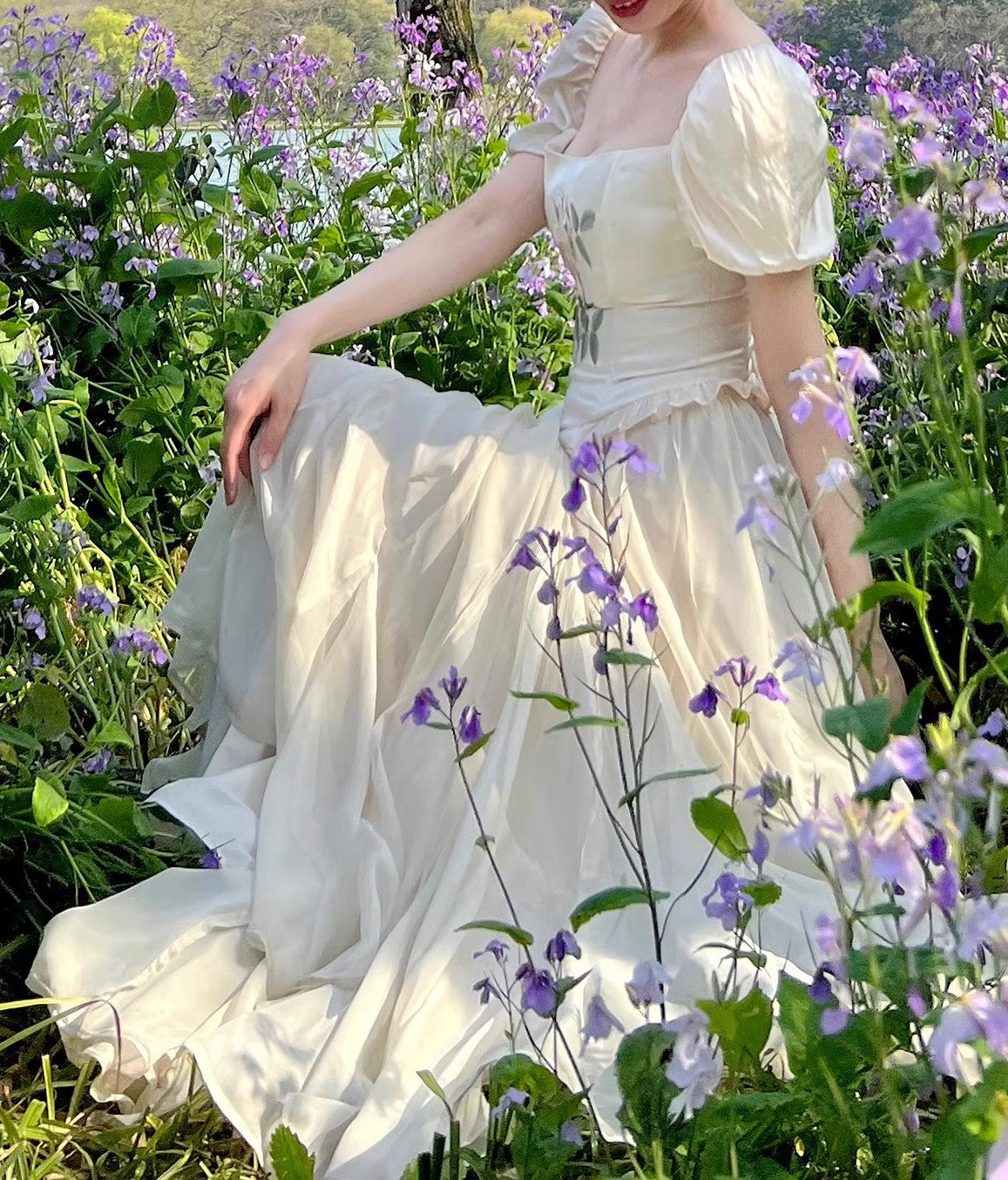 Retro Coquette Embroidery Corset & Skirt – Retro Fairy