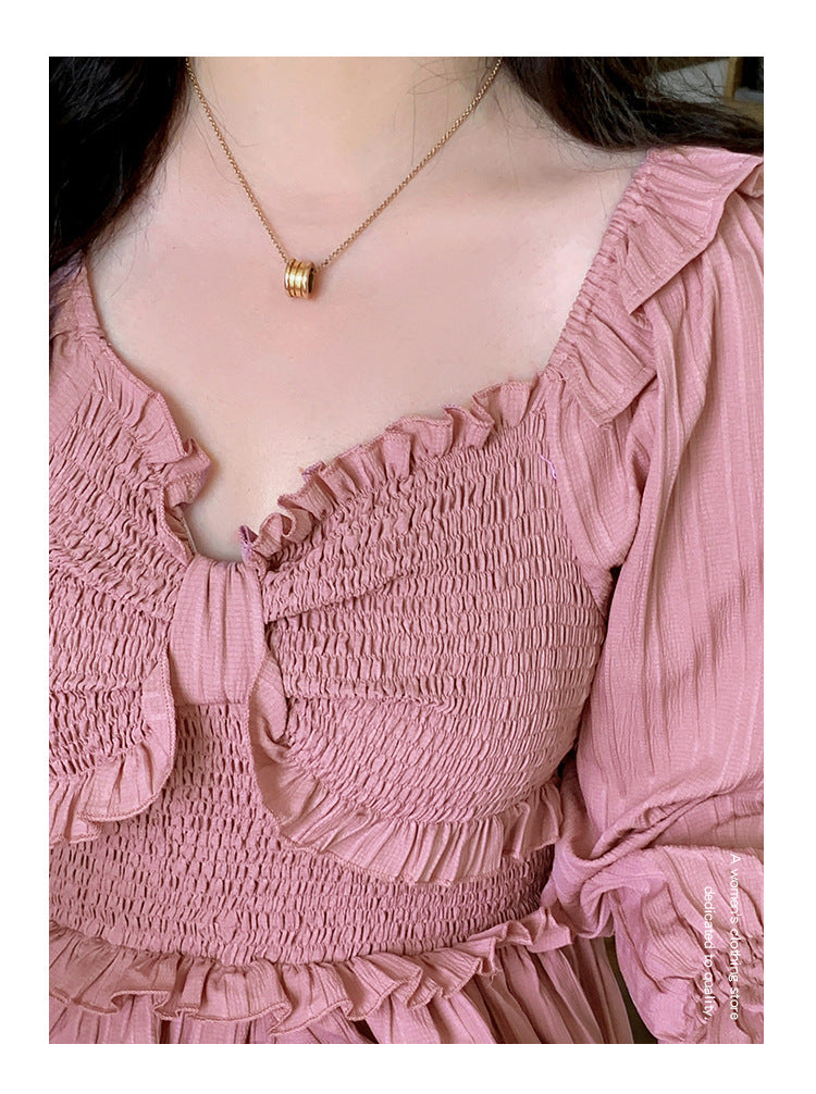 Fairy Ruffled Pink Dress [Extended Sizes]