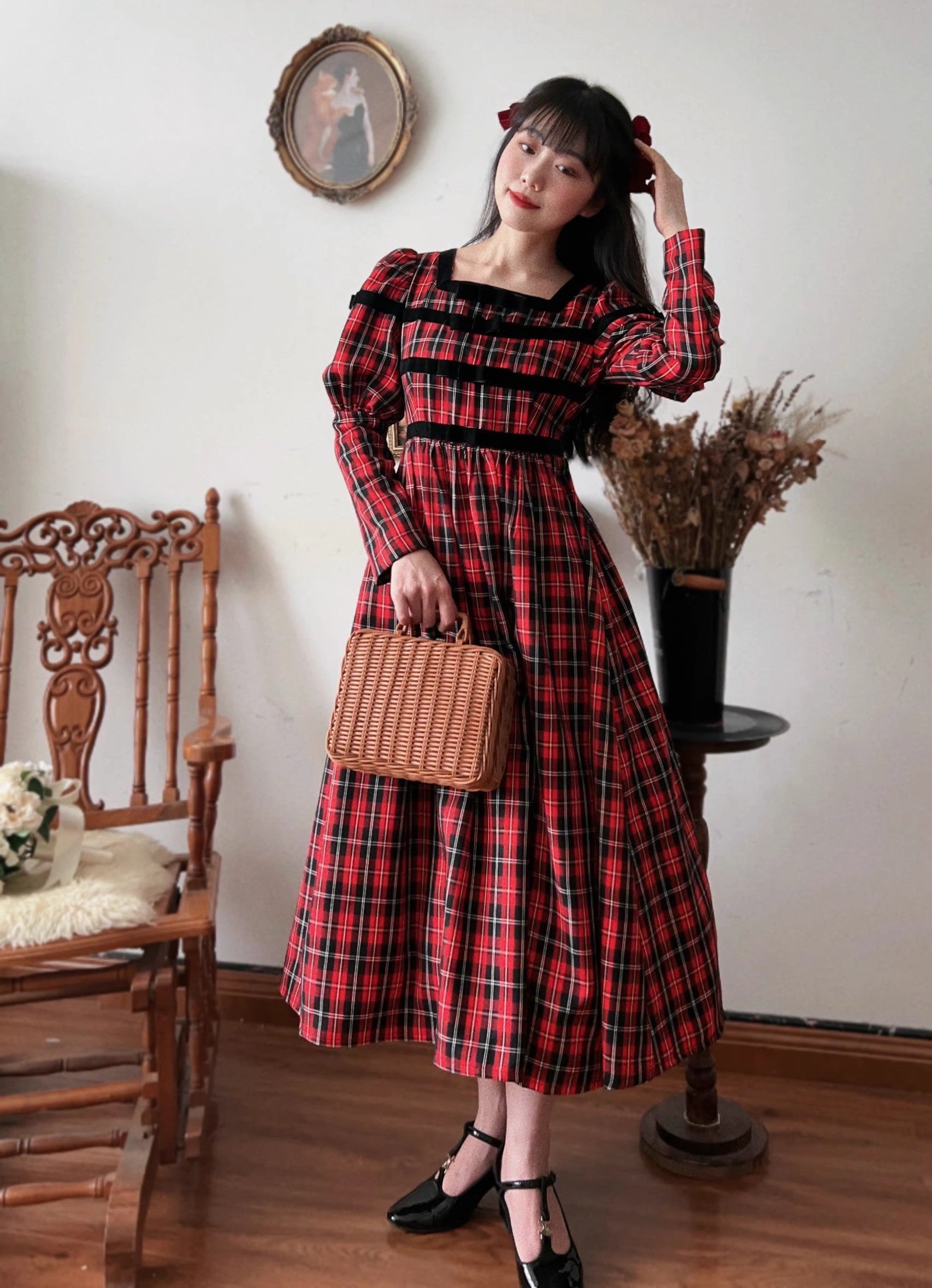vintage dress cottagecore dress fairycore dress academia dress gothic dress lolita dress