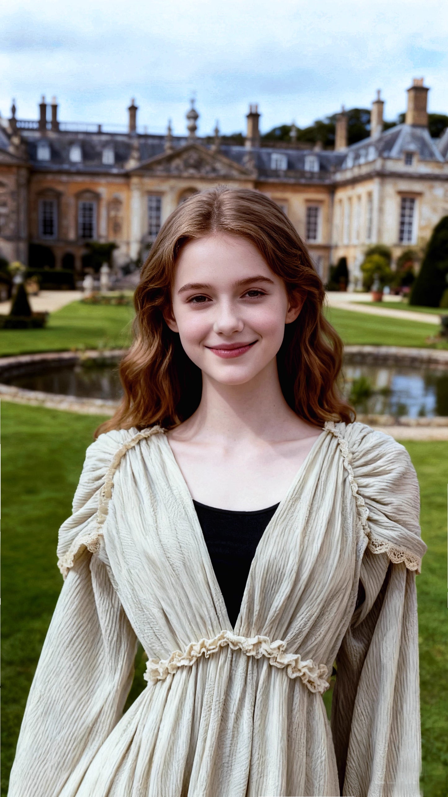 Royalcore V Neck Velvet Dress