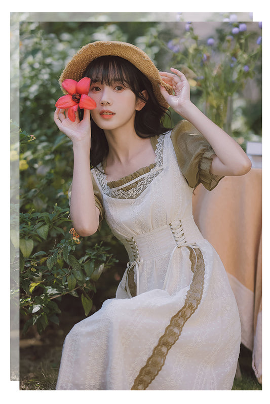 cottagecore dress fairycore dress vintage dress lolita dress retro fashion