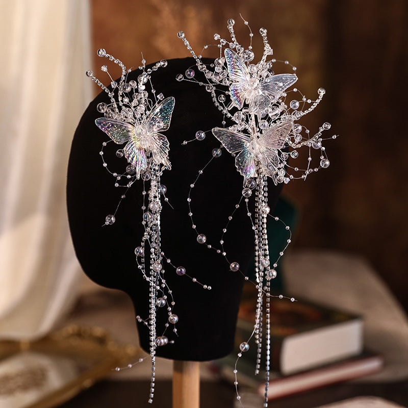 Dreamy Fairycore Butterfly Hair Clips