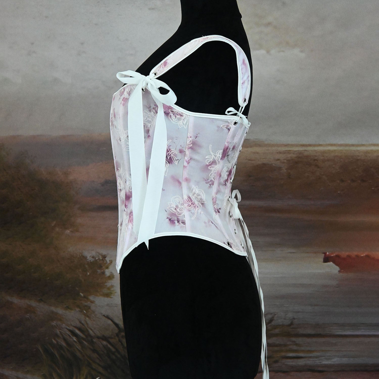 vintage corset cottagecore top fairycore top victorian corset historical fashion