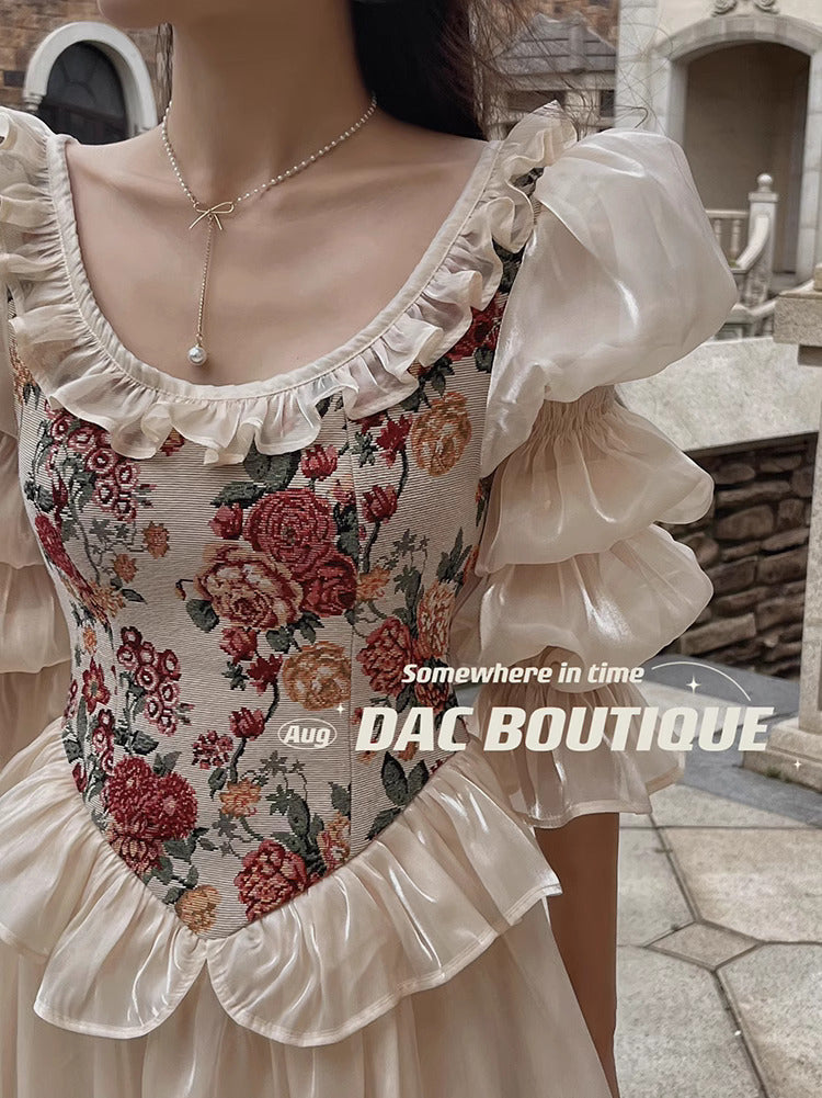 Dreamy Floral Corset Dress