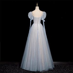 Handmade Retro Ethereal Embellished Tulle Prom Dress Bridal Dress