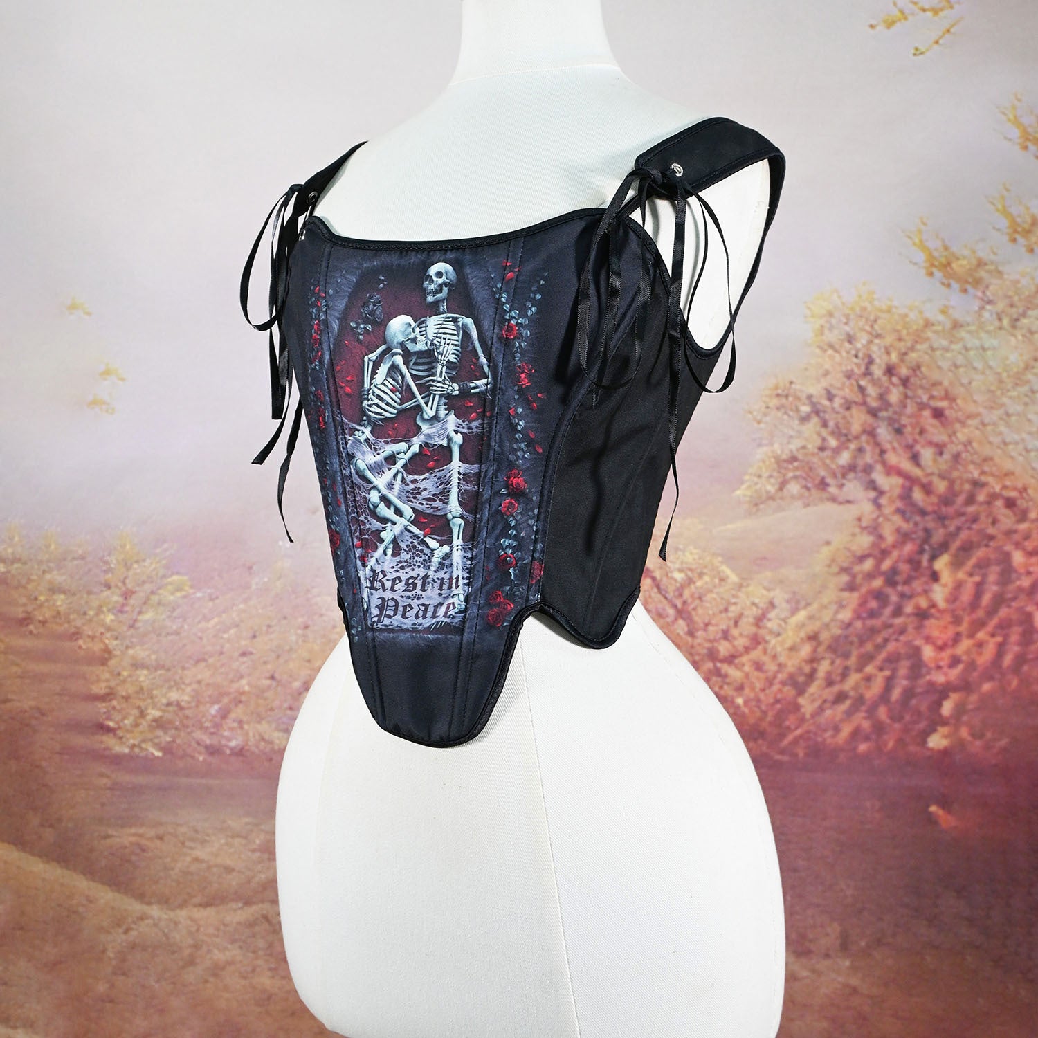 vintage corset cottagecore outfit vintage top