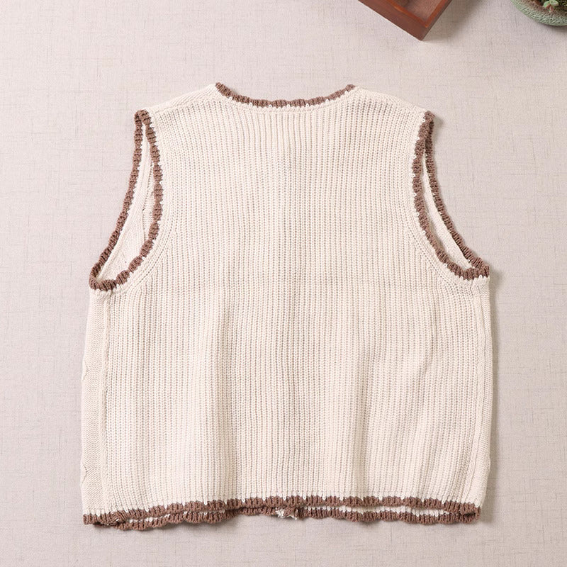Cottagecore Embroidery Mori Kei Vest Top – Retro Fairy