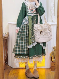 vintage dress cottagecore dress 1970s dress 50s dress prairie dress gunnesax dress lolita dress fairycore dress princess dress cosplay dress