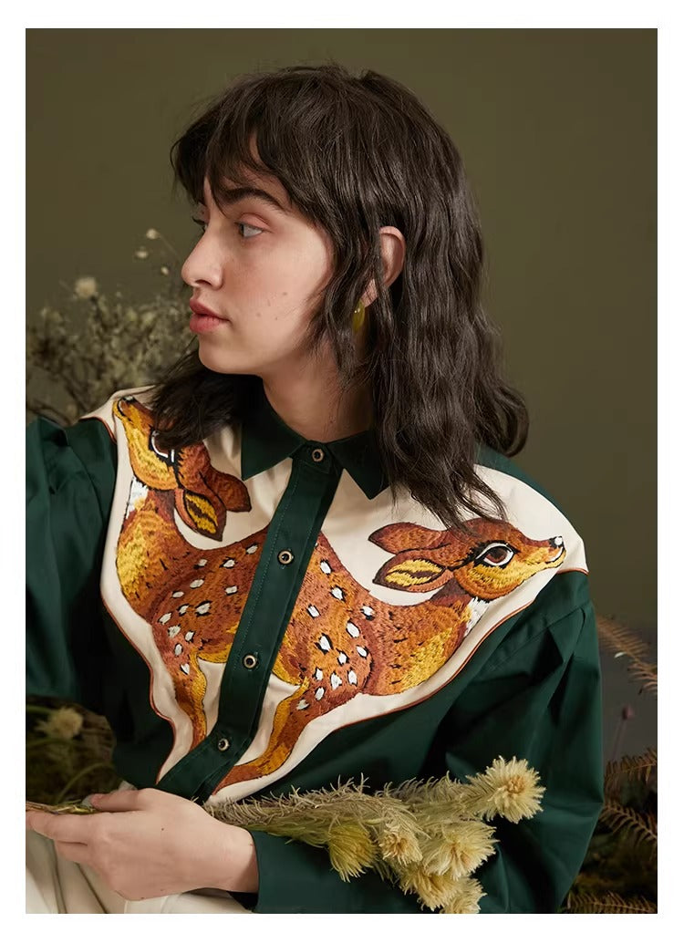 vintage blouse retro blouse 1950s 1940s top  cottagecore blouse