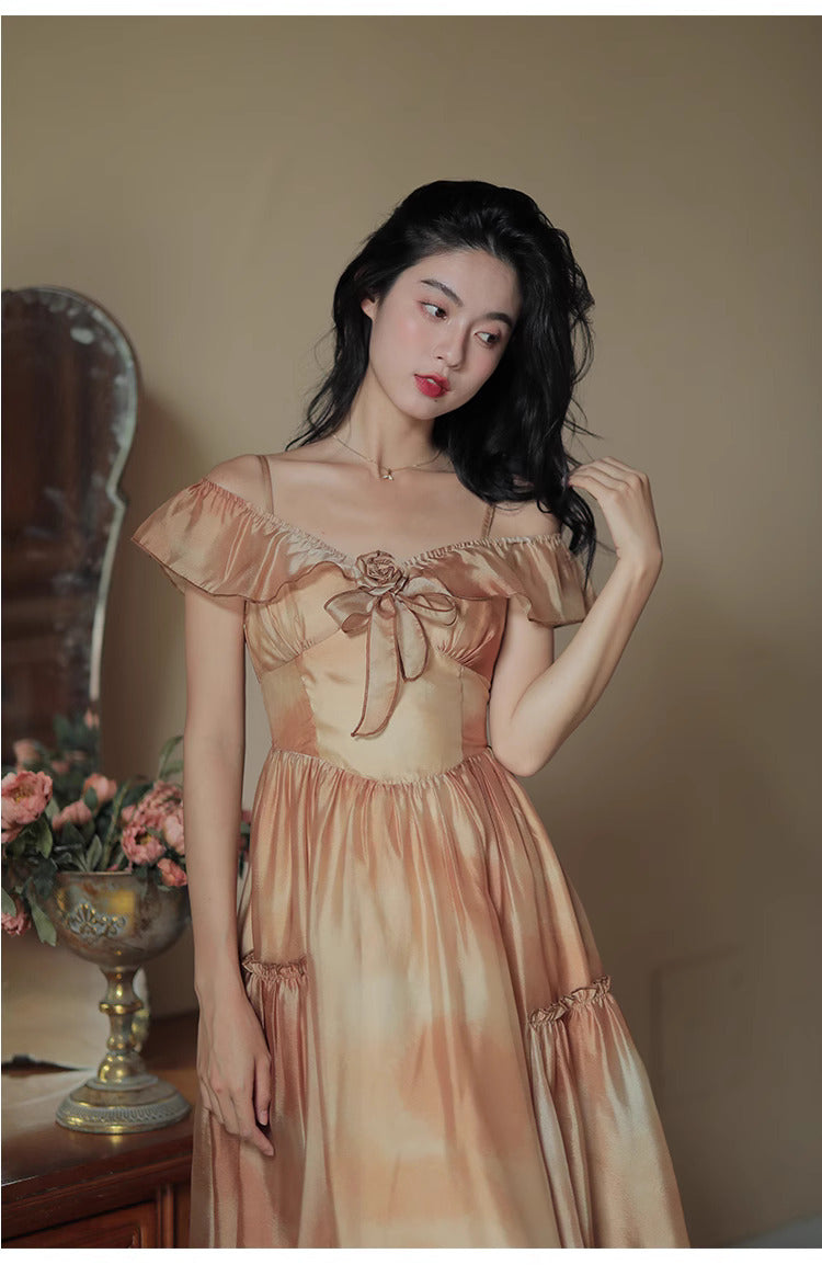 Fairycore Ruffled Slip Dress L I Retro Fairy Fairycore Ruffled Slip Dress L I Retro Fairy