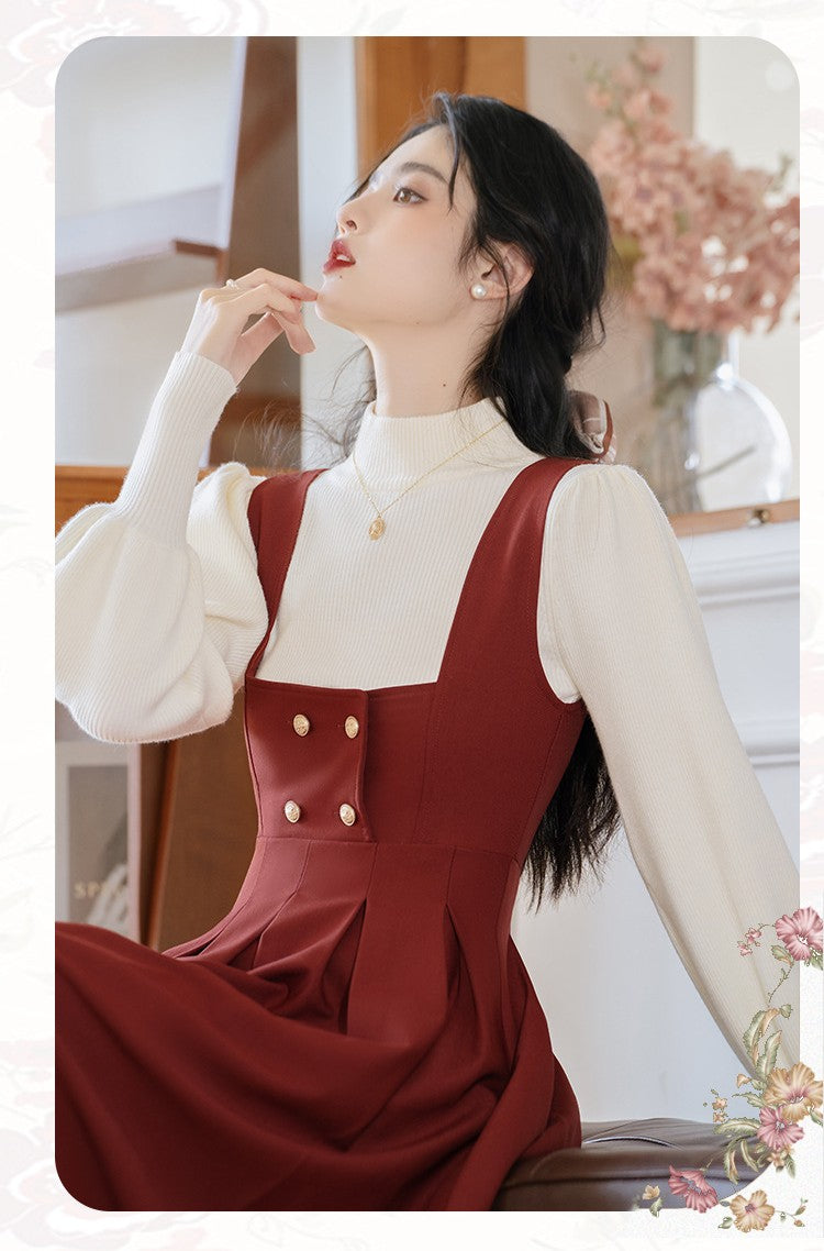 retro fashion vintage dress cottagecore dress fairycore dress academia dress librarian style