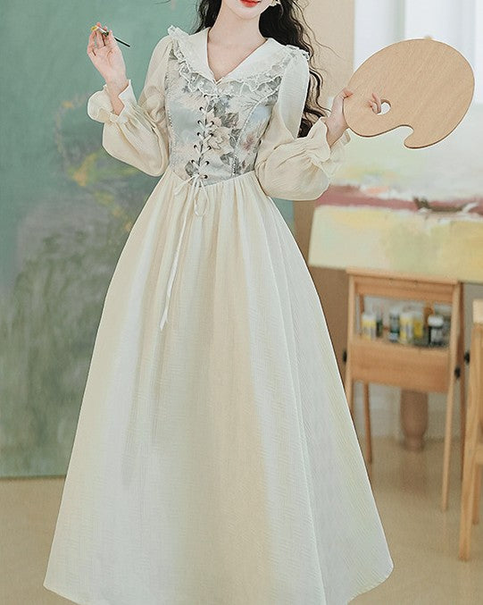 fairycore dress cottagecore dress corset dress vintage dress lolita dress