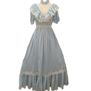 vintage dress cottagecore dress 1970s dress 50s dress prairie dress gunnesax dress gunnesax cabbage rose dress gunnesax child print dress