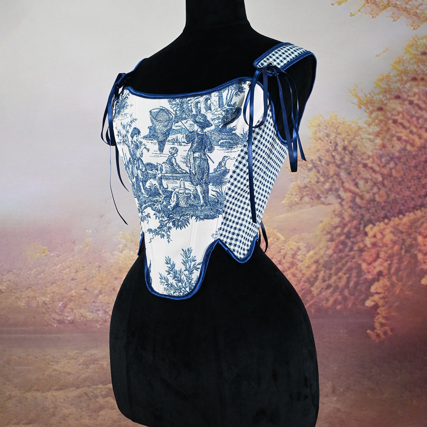 VINTAGE Corset vintage top vintage shirt handmade corset historical outfit