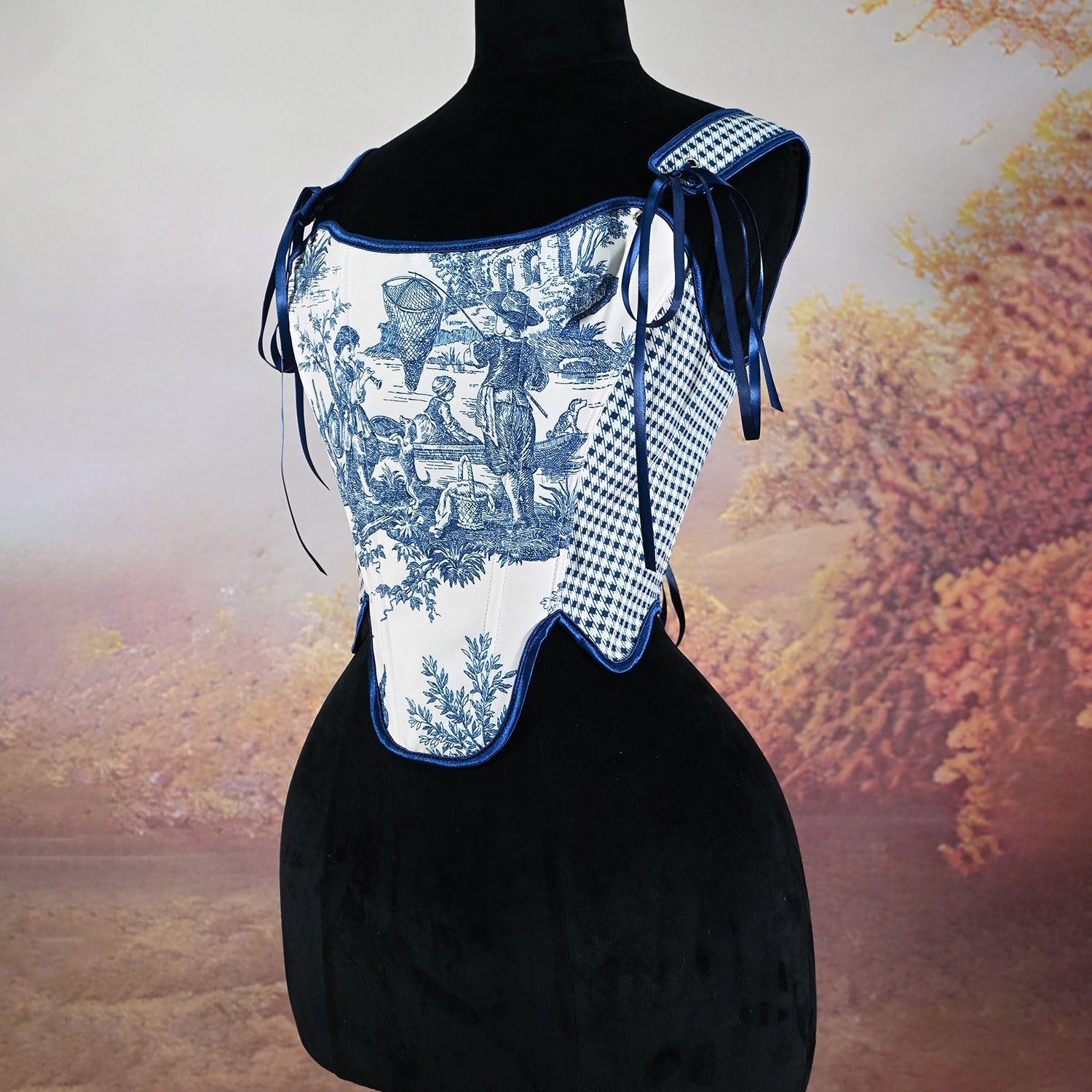 VINTAGE Corset vintage top vintage shirt handmade corset historical outfit