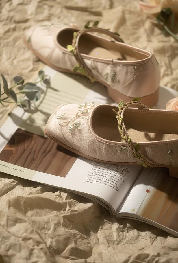 vintage shoes fairycore shoes cottagecore shoes vintage heels