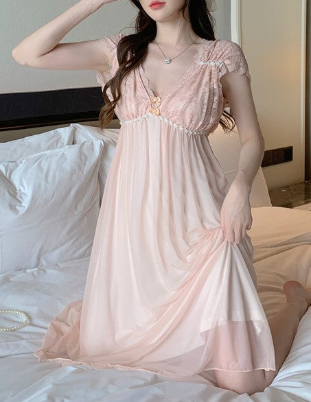 Retro Coquette Sleeveless Sleepwear Night Dress M I Retro Fairy Retro Coquette Sleeveless Sleepwear Night Dress M I Retro Fairy