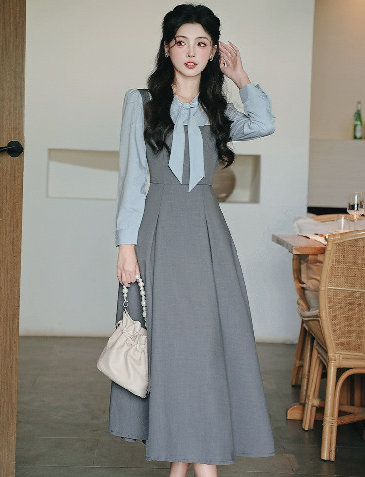 websites to find homecoming dresses Long sleeve T-shirt maxi dress main image 1