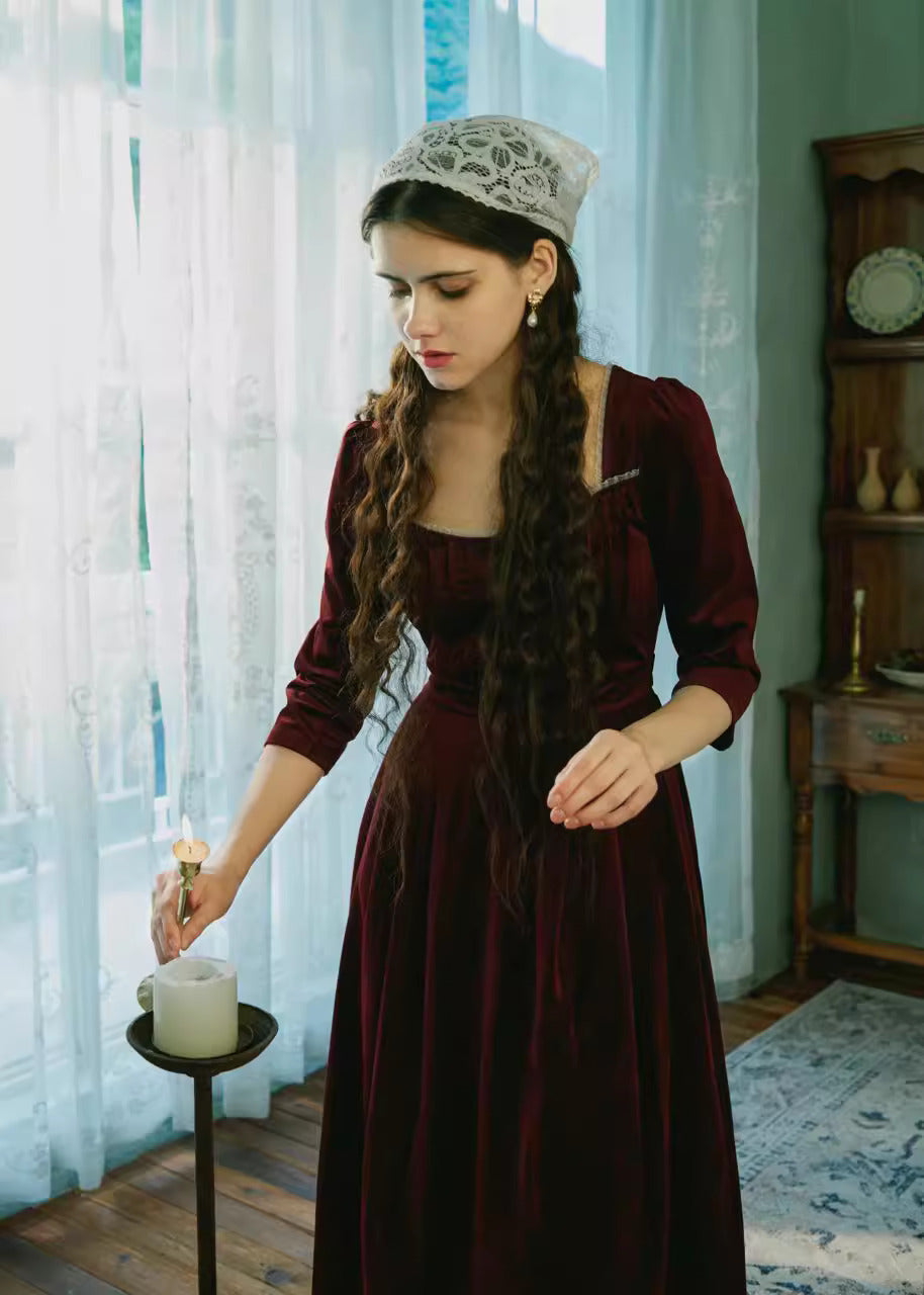 Pride and Prejudice Remake Brown Prairie Dress – Retro Fairy