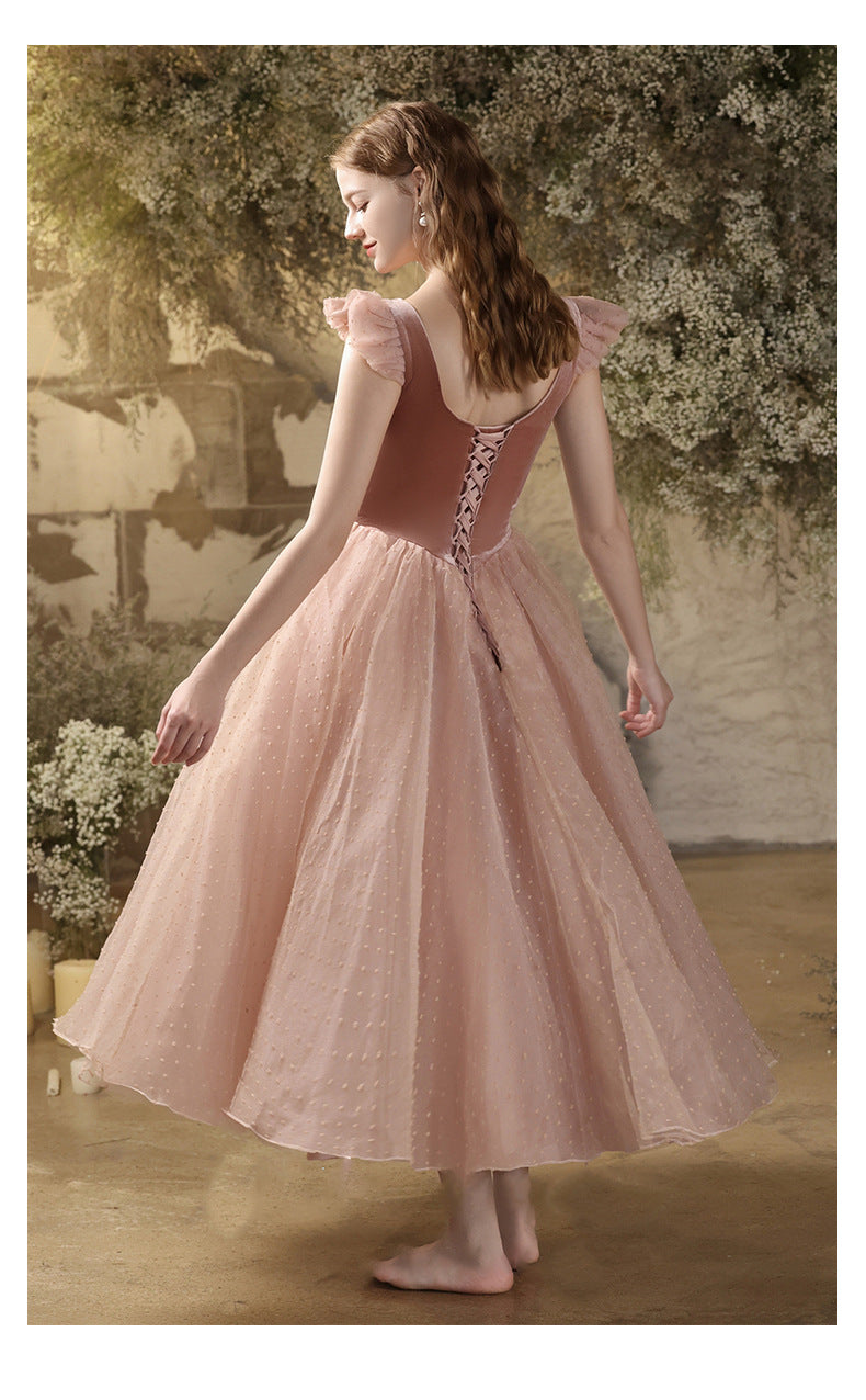 Retro Princess Lace Up Pink Prom Dress XL I Retro Fairy Retro Princess Lace Up Pink Prom Dress XL I Retro Fairy