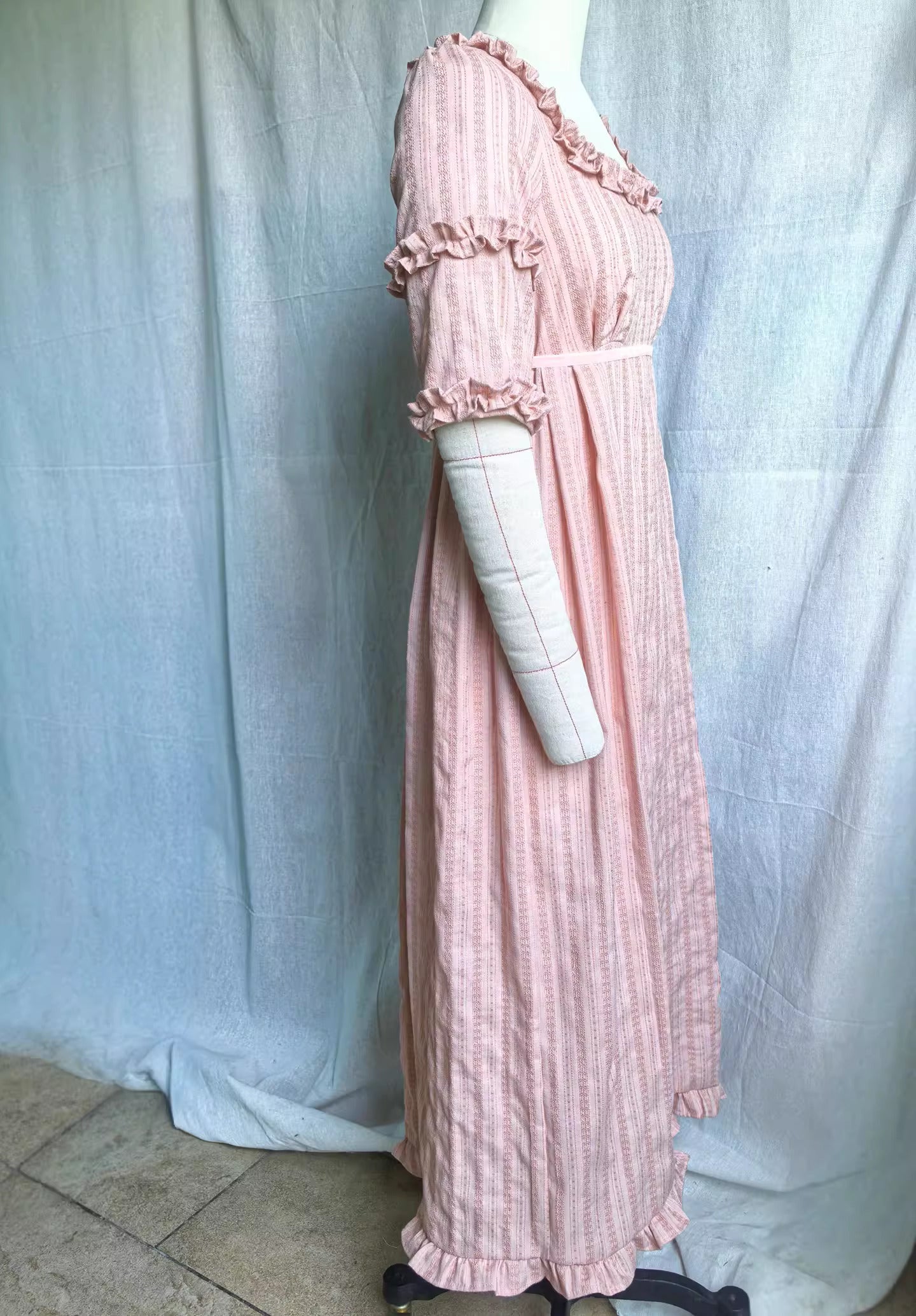 Custom Made Regency Reproduction Dress