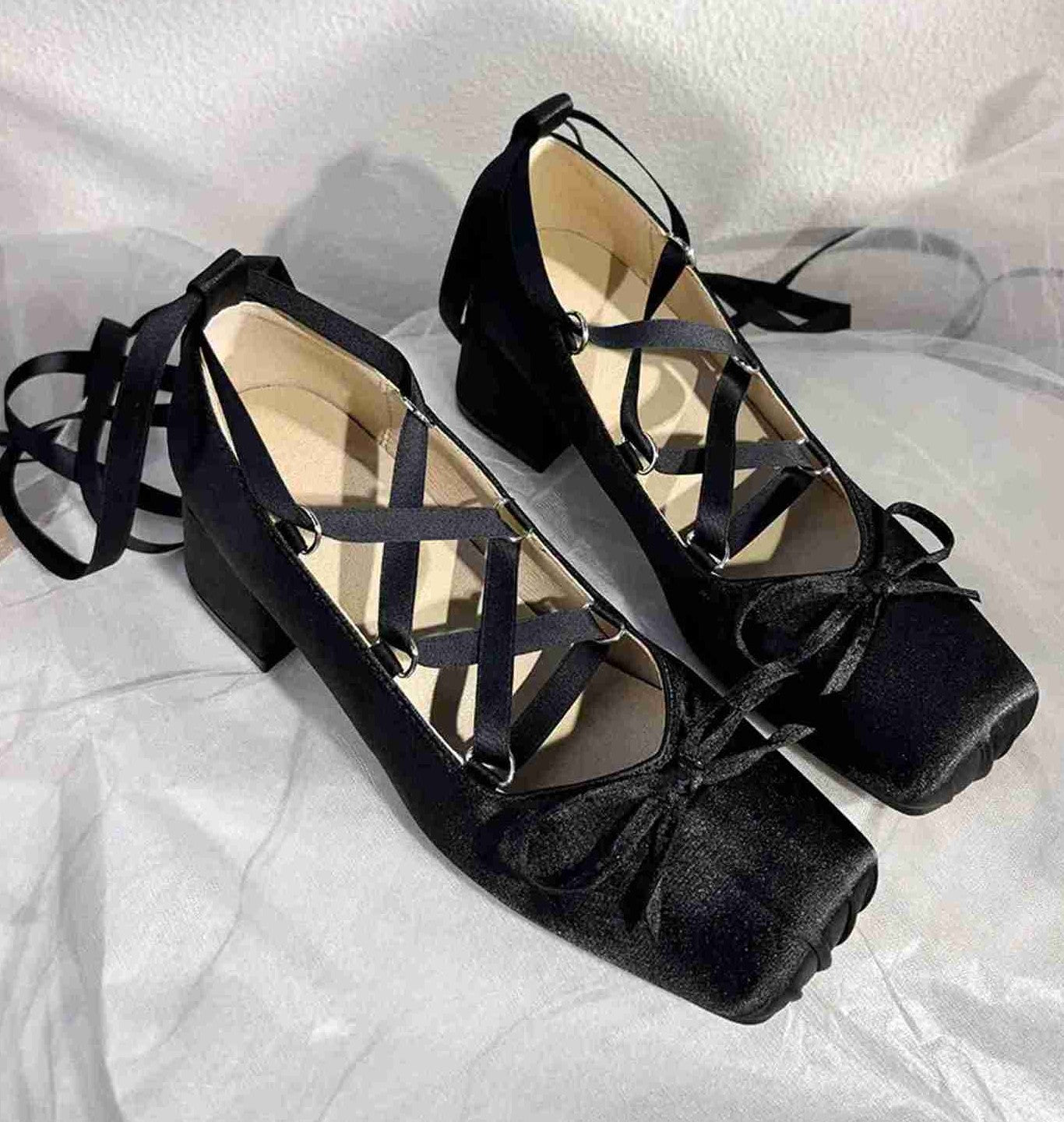 vintage heels vintage shoes retro cottagecore fairycore shoes lolita shoes